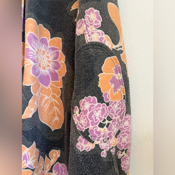 Free People - NWT Printed Ruby Jacket in Charcoal - Picture 10 of 12